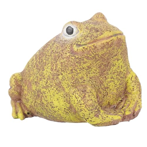 NOLITOY Schlüsselkasten Frosch Garten Dekor Schlüsselversteck Außen Resin Schlüsselbox mit Realistischem Design für Sichere Aufbewahrung und Unauffällige Gartendekoration von NOLITOY