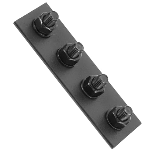 NOLITOY Schwarzer Metall schiebetür verbinder für Scheunentore Flache Reparaturplatte Robuste Schienenverbindung Kratzfrei mit Dichtung Vielseitig und Langlebig NOLITOY Schwarzer Metall schiebetür verbinder für Scheunentore Flache Reparaturplatte Robuste Schienenverbindung Kratzfrei mit Dichtung Vielseitig und Langlebig von NOLITOY