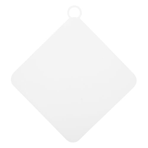 NOLITOY Silikon Bodenablauf Abdeckung Geruchsdichtes Toiletten Ablaufgitter Langlebiger Insektenschutz für Bad und Wc Installieren Passend Halbtransparent Weiß von NOLITOY