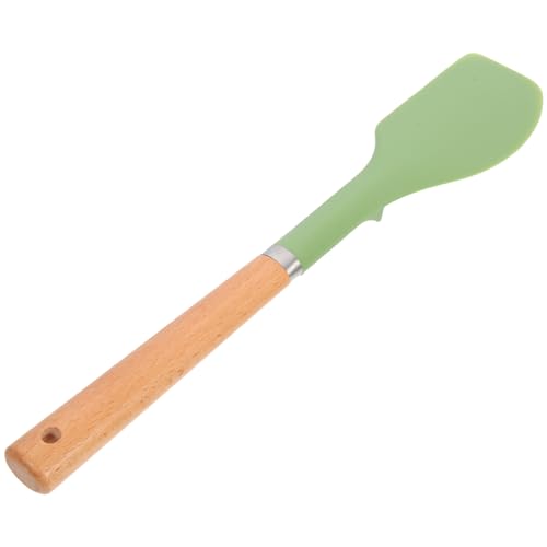 NOLITOY Silikon Teigschaber mit Holzgriff Hitzebeständig Spülmaschinengeeignet zum Rühren und Servieren von Speisen Küche Hotel oder Restaurant von NOLITOY