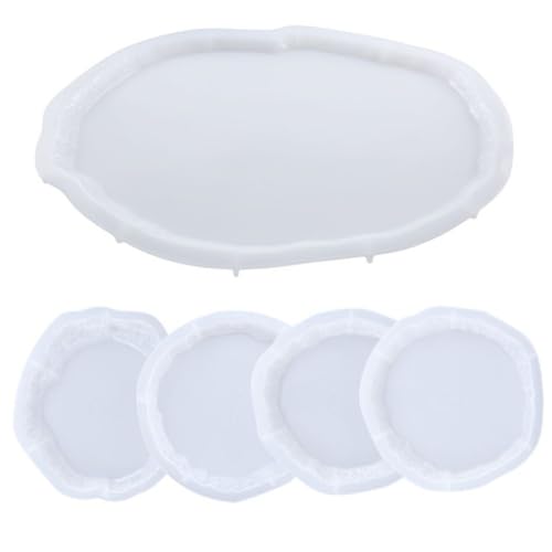 NOLITOY Silikonform DIY Untersetzer und Unregelmäßiges Tablett Mould Hohe Elastizität Reißfest Leicht zu Entformen für Harz Basteln Geschenkideen NOLITOY Silikonform DIY Untersetzer und Unregelmäßiges Tablett Mould Hohe Elastizität Reißfest Leicht zu Entformen für Harz Basteln Geschenkideen von NOLITOY