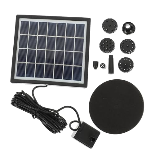 NOLITOY Solar Betriebene Kleine Springbrunnenpumpe für Garten Teich Automatischer Solarbetriebener Poolbrunnen Umweltfreundliche Wasserpumpe für Außendekoration Wartungsarm und von NOLITOY