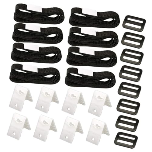 NOLITOY Solarfolie Befestigungsset Teilig Strap Kit für Poolabdeckung Aufrollsysteme Strapazierfähige Kompakte Solardecken Fixierbänder Einfach zu Montieren Langlebige Poolabdeckplane von NOLITOY
