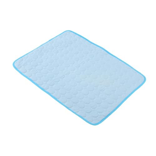 NOLITOY Sommer Pet Cooling Mat EIS Silk Selbstkühlendes Pad für Kleine Hunde Katzen Kühlmatte für Kennel Sofa Autositz Atmungsaktiv Waschbar Hellblau NOLITOY Sommer Pet Cooling Mat EIS Silk Selbstkühlendes Pad für Kleine Hunde Katzen Kühlmatte für Kennel Sofa Autositz Atmungsaktiv Waschbar Hellblau von NOLITOY