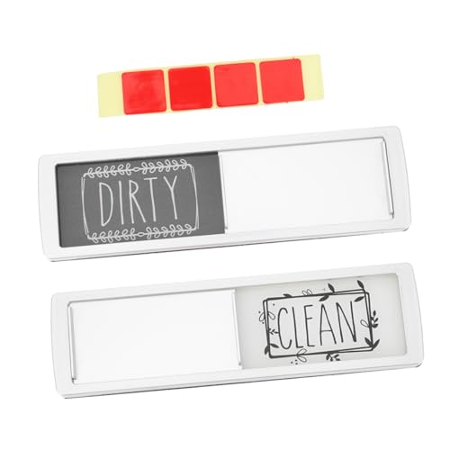 NOLITOY Spülmaschinenmagnet mit Schiebeschild Sauber schmutzig Anzeige Magnetischer Geschirrspüler indikator Selbstklebend Silber Dunkel Klar Lesbarkeit rutschfest Vielseitig für Küche NOLITOY Spülmaschinenmagnet mit Schiebeschild Sauber schmutzig Anzeige Magnetischer Geschirrspüler indikator Selbstklebend Silber Dunkel Klar Lesbarkeit rutschfest Vielseitig für Küche von NOLITOY