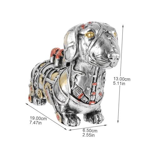NOLITOY Steampunk Duftkerze Hund Resin Figurine Punk Stil Desktop Dekoration Langlebig mit Feiner Verarbeitung Kompakte Stabiles Flaches Design für Büro und Zuhause NOLITOY Steampunk Duftkerze Hund Resin Figurine Punk Stil Desktop Dekoration Langlebig mit Feiner Verarbeitung Kompakte Stabiles Flaches Design für Büro und Zuhause von NOLITOY
