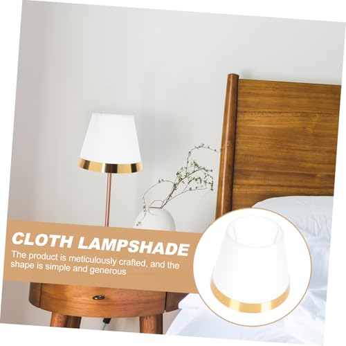 NOLITOY Stilvoller Lampenschirm aus Stoff Lampenabdeckung Lichtschutz für Wohnzimmer Schlafzimmer Modern Dekorative Lampenhülle Langlebig Augenfreundlich von NOLITOY