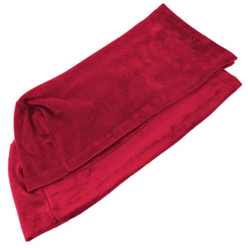 NOLITOY Stretch Armlehnenbezüge aus Elastischem Silbersamt Passend für Sofa Couch und Sessel rutschfest Komfortabel für Wohnzimmer Büro und Zuhause in Weinrot von NOLITOY
