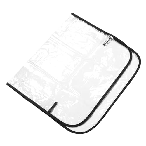 NOLITOY Stuhlabdeckung Für Friseurstühle Transparent Aus Kunststoff Passend Für Salonstühle Und Shampoostühle Schützt Vor Flecken Und Abnutzung von NOLITOY