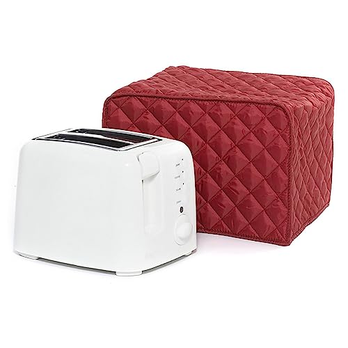 NOLITOY Toaster Abdeckung für Zwei Scheiben Rote Gerätehülle aus Polyester Baumwoll Mischung Küchenschutz für Toaster Passend für Standardgeräte NOLITOY Toaster Abdeckung für Zwei Scheiben Rote Gerätehülle aus Polyester Baumwoll Mischung Küchenschutz für Toaster Passend für Standardgeräte von NOLITOY