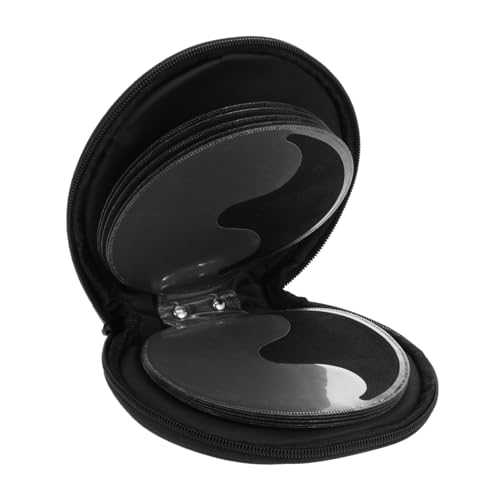 NOLITOY Tragbare CD Aufbewahrungstasche Fächer Zipper Organizer für Auto Reise Zuhause Design Leicht und Robust mit Hängeschlaufe Platzsparend und Einfach zu Nutzen von NOLITOY