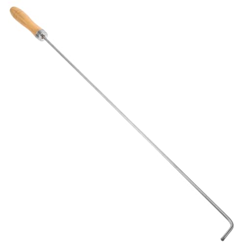 NOLITOY Tragbarer Feuerpoker Langer Schürhaken für Feuerstelle Grill und BBQ Multifunktionales Werkzeug für und Außenbereich und Leicht zu Bedienen von NOLITOY