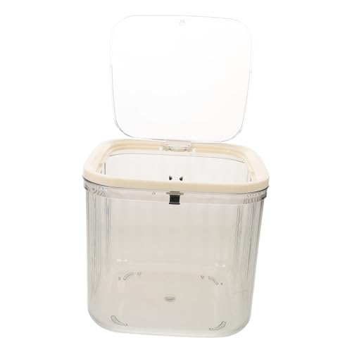 NOLITOY Transparente Abfalltonne mit Druckdeckel für Schlafzimmer Küchen und Kreative Aufbewahrungslösungen NOLITOY Transparente Abfalltonne mit Druckdeckel für Schlafzimmer Küchen und Kreative Aufbewahrungslösungen von NOLITOY