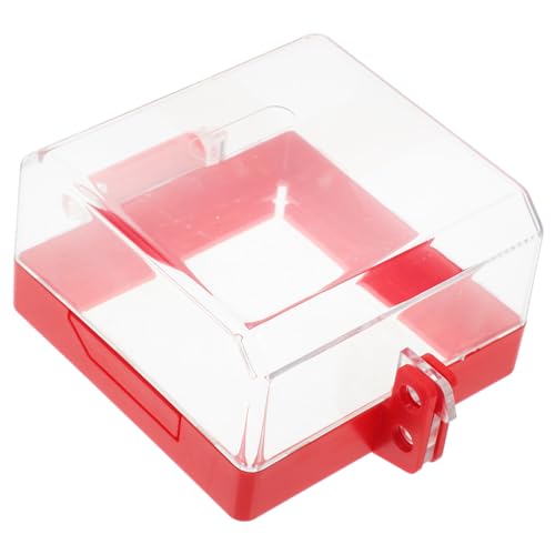 NOLITOY Transparente Schalterabdeckung mit Verriegelung Robuster Push Button Protector Schutz für Wandlichtschalter Verhindert Versehentliches Berühren Geeignet für Zuhause Büro Schule von NOLITOY