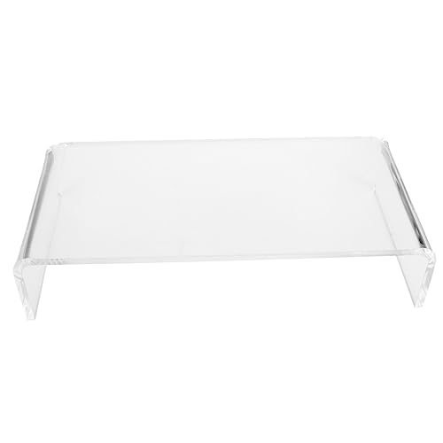 NOLITOY Transparente Tastaturabdeckung mit Monitorständer Multifunktionale Schreibtischlösung für Effizientes Arbeiten Schützend und von NOLITOY