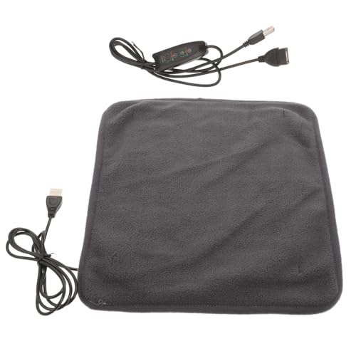 NOLITOY USB Beheizbare Haustiermatte mit Verstellbarer Temperatur Thermoreflektierende Leichte Wärmematte für Hunde und Katzen Waschbares für Kalte Bedingungen Tragbar für Zuhause und von NOLITOY