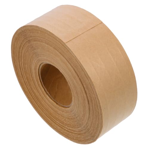 NOLITOY Umweltfreundliches Selbstklebendes Kraftpapier Packband Hohe Klebkraft Hitzebeständig Beschreibbar Vielseitig für Versand Verpackung und DIY Geschenkverpackungen von NOLITOY