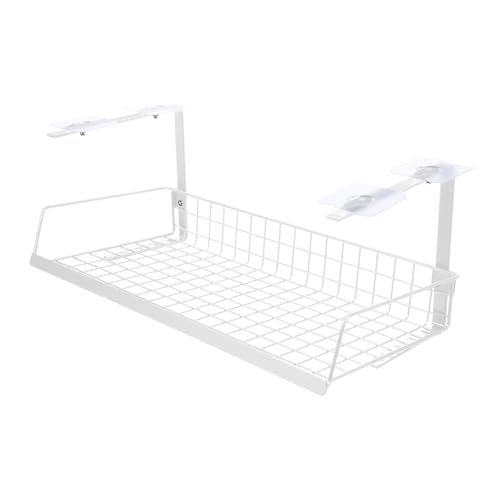 NOLITOY Under Desk Kabelmanagement Organizer Kabelkorb Drahtablage Kabelnetz Regal für Schreibtisch Büro Schlafzimmer Wohnzimmer Robustes Langlebiges Kabelaufbewahrungssystem mit Glatter von NOLITOY