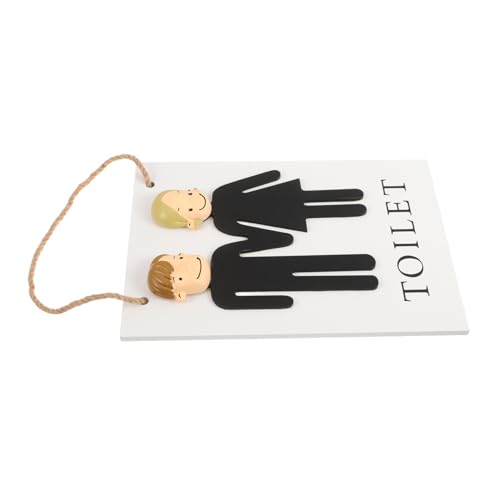 NOLITOY Unisex Toiletten Schild aus Natürlichem Holz für Wc Waschraum Dekoration Nordischer Stil Installieren für Zuhause NOLITOY Unisex Toiletten Schild aus Natürlichem Holz für Wc Waschraum Dekoration Nordischer Stil Installieren für Zuhause von NOLITOY
