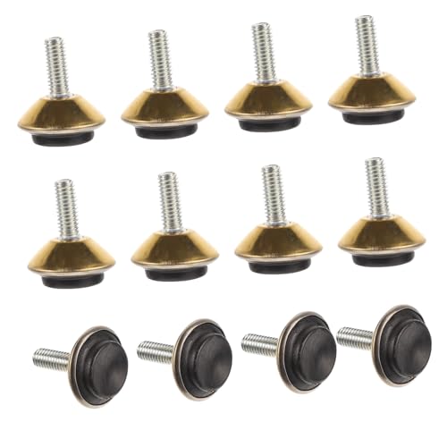 NOLITOY Verstellbare Möbel Stellfüße aus Metall mit Rutschfester Basis Hohe Tragfähigkeit Kratzfest und Geräuscharm für Möbelbeine und Kommoden Geeignet NOLITOY Verstellbare Möbel Stellfüße aus Metall mit Rutschfester Basis Hohe Tragfähigkeit Kratzfest und Geräuscharm für Möbelbeine und Kommoden Geeignet von NOLITOY