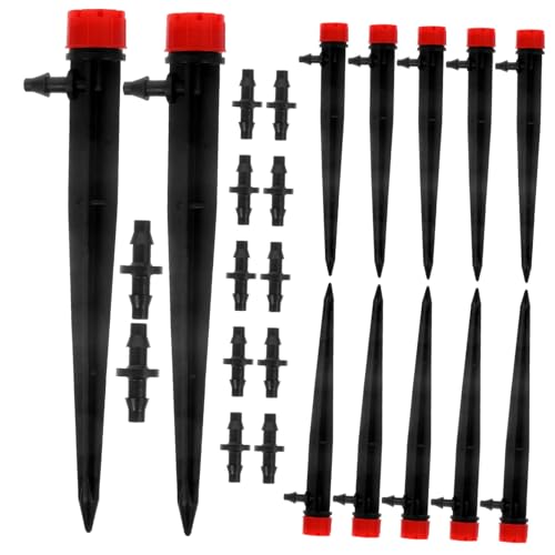 NOLITOY Verstellbare Tropfbewässerung Erdspieß Bewässerungssprüher für Garten Gewächshaus Topfpflanzen Stabiles Kunststoffmaterial Einfach Einstellbar NOLITOY Verstellbare Tropfbewässerung Erdspieß Bewässerungssprüher für Garten Gewächshaus Topfpflanzen Stabiles Kunststoffmaterial Einfach Einstellbar von NOLITOY