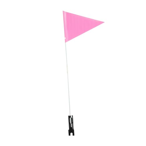 NOLITOY Verstellbare Wasserdichte Fahrradwarnflagge mit Robustem Fahnenmast Reflektierend Langlebig und Einfach zu Montieren Geeignet für Hohe Sichtbarkeit und Erhöhte Fahrsicherheit von NOLITOY