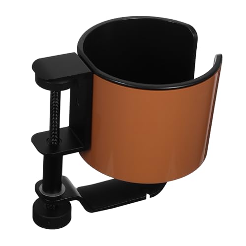 NOLITOY Verstellbarer Tischbecherhalter mit Drehhaken Klemmbefestigung für Schreibtisch Multifunktionaler Becher Kopfhörerhalter für Büro Gaming Studium Stabiles Anti-verschütt-design NOLITOY Verstellbarer Tischbecherhalter mit Drehhaken Klemmbefestigung für Schreibtisch Multifunktionaler Becher Kopfhörerhalter für Büro Gaming Studium Stabiles Anti-verschütt-design von NOLITOY