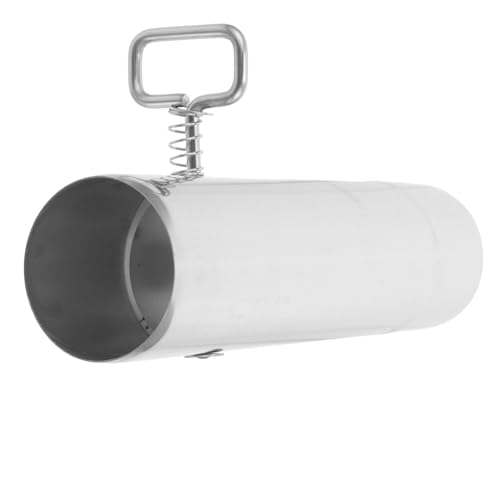 NOLITOY Verstellbares Edelstahl Schornsteinrohr mit Dämpfer Ofenrohr für Holzheizung Outdoor Kaminabzug Wetterbeständig Rostfrei Geeignet für Camping Grillen und Picknick von NOLITOY