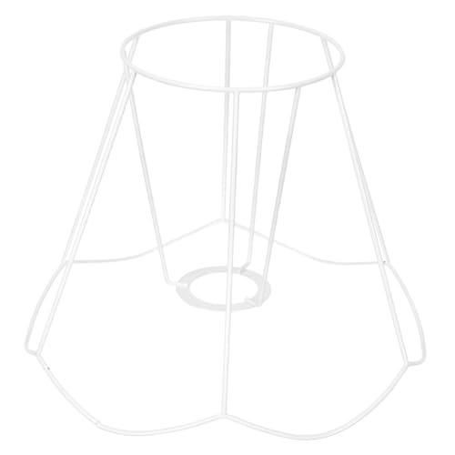 NOLITOY Vintage Lampenschirmring aus Hochwertigem Eisen Stabiler Lampenschirmrahmen mit Gewelltem Abschluss Einfach zu Montieren für DIY Pendellampe und Kreative Lichtgestaltung von NOLITOY