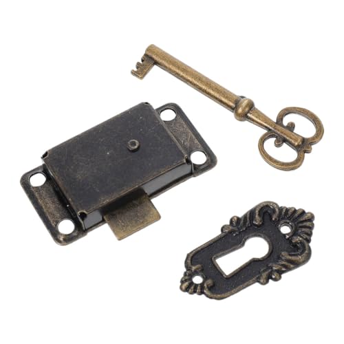 NOLITOY Vintage Möbel Schloss Antik Stil Schrank Schloss Metall Robust für Klassische Möbel Schmuckkästen und Einfache Montage NOLITOY Vintage Möbel Schloss Antik Stil Schrank Schloss Metall Robust für Klassische Möbel Schmuckkästen und Einfache Montage von NOLITOY