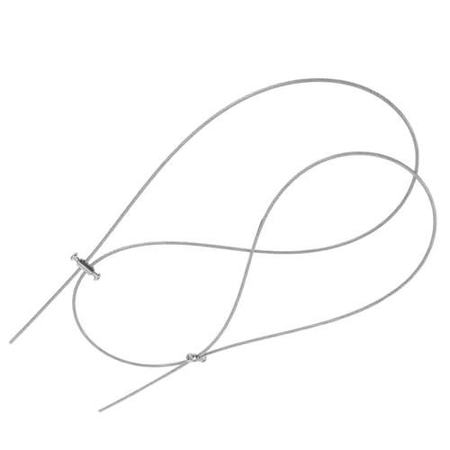 NOLITOY Vorhang Aufhängedraht Verstellbar aus Rostfreiem Stahl Robustes Kabelsystem für Sichere Fensterdekoration Geeignet für Verschiedene Vorhanggrößen Langlebig und Modern Inklusive von NOLITOY