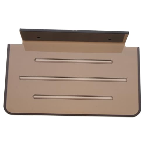 NOLITOY Wandmontiertes Badezimmer wandregal ohne Bohren aus Hochwertigem Abs Vielseitiges Aufbewahrungstablett mit Glatter Oberfläche und Abgerundeten Ecken für Zahnpasta Kosmetik und NOLITOY Wandmontiertes Badezimmer wandregal ohne Bohren aus Hochwertigem Abs Vielseitiges Aufbewahrungstablett mit Glatter Oberfläche und Abgerundeten Ecken für Zahnpasta Kosmetik und von NOLITOY