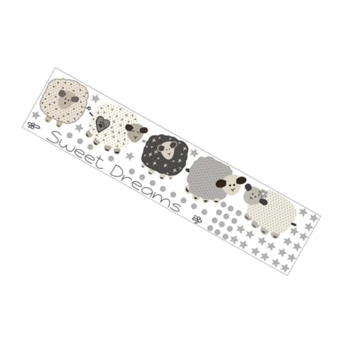 NOLITOY Wandsticker Kinderzimmer Schaf PVC Selbstklebend Leicht Abnehmbar Cartoon Wanddeko für Glatte Flächen Wie Wand Fenster Tür für Kinderzimmer von NOLITOY