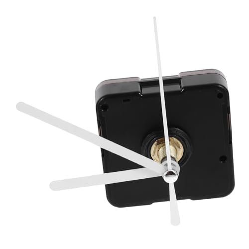 NOLITOY Wanduhr Uhrwerk Set Geräuschloses Quarz Uhrwerk mit Weißen Zeigern für DIY Uhr Projekte Robuste Mechanik für Wanduhren im Innenbereich von NOLITOY