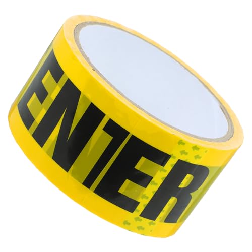 NOLITOY Warnband Gelb Schwarz Selbstklebendes Sicherheitsklebeband für Wände Böden Rohre Warnhinweis Do Not Enter Wetterfest und Langlebig für Gefahrenmarkierung und Baustellenabsperrung NOLITOY Warnband Gelb Schwarz Selbstklebendes Sicherheitsklebeband für Wände Böden Rohre Warnhinweis Do Not Enter Wetterfest und Langlebig für Gefahrenmarkierung und Baustellenabsperrung von NOLITOY