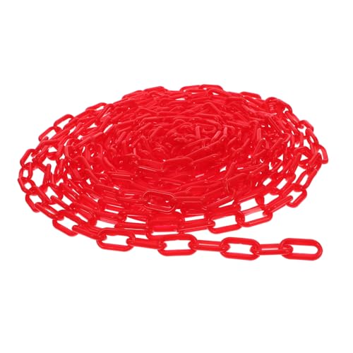 NOLITOY Warnkette Kunststoff Absperrkette Sicherheitsbarriere Abnehmbare Gliederkette Sichtbare Schutzkette für Menschenmengen und Parkverbote NOLITOY Warnkette Kunststoff Absperrkette Sicherheitsbarriere Abnehmbare Gliederkette Sichtbare Schutzkette für Menschenmengen und Parkverbote von NOLITOY