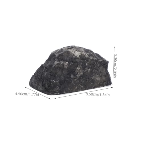 NOLITOY Wasserdichter Fake Stone Schlüsselversteck für Außen Natürliche Optik Robuste Resin Schlüsselbox mit Geheimem Fach als Garten Schlüsselhalter und Dekoratives Outdoor Accessoire von NOLITOY