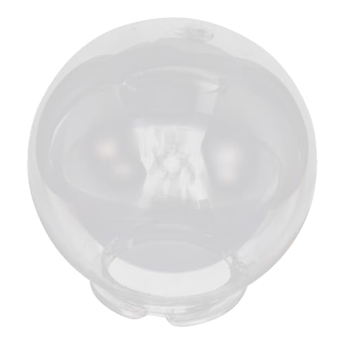 NOLITOY Wasserdichter Transparenter Lampenschirm Kugelform für Outdoor Straßenlaternen und Gartenbeleuchtung Installieren Dekorativer Lampenschutz für Laternenpfähle von NOLITOY