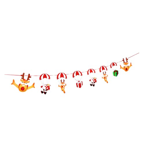 NOLITOY Weihnachtliche Papier Wimpelkette Hängende Party Dekoration Stilvoller Xmas Banner für Festliche Wohnraumgestaltung und Stimmungsvoll für Freunde NOLITOY Weihnachtliche Papier Wimpelkette Hängende Party Dekoration Stilvoller Xmas Banner für Festliche Wohnraumgestaltung und Stimmungsvoll für Freunde von NOLITOY
