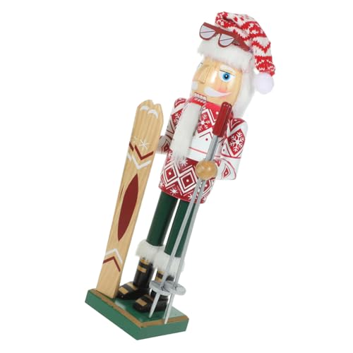 NOLITOY Weihnachtspuppen-Ornament Weihnachtsmann Tischschmuck Holzpuppen-Handwerk Entzückende Weihnachtsmann-Figur Für Die Feiertagsdekoration NOLITOY Weihnachtspuppen-Ornament Weihnachtsmann Tischschmuck Holzpuppen-Handwerk Entzückende Weihnachtsmann-Figur Für Die Feiertagsdekoration von NOLITOY