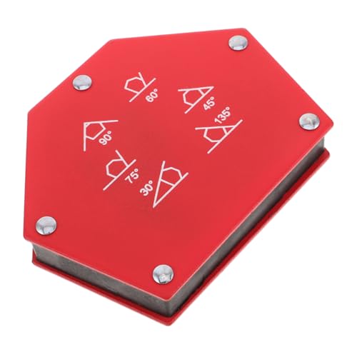 NOLITOY Welding Magnet Holder Hexagon Hochtemperaturbeständig Einstellbarer Winkel und Mehrwinkel Präzise Positionierung Schweißmagnet für Metallbearbeitung und Werkstattausrüstung von NOLITOY