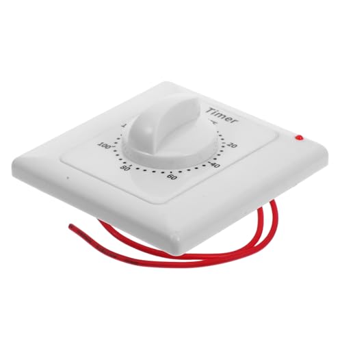 NOLITOY Zeitschaltuhr für Innenräume Mechanischer Timer mit Minuten Countdown Funktion für Elektrische Geräte im Haushalt Büro und Gewerbe Langlebig und Einfach Einzustellen von NOLITOY