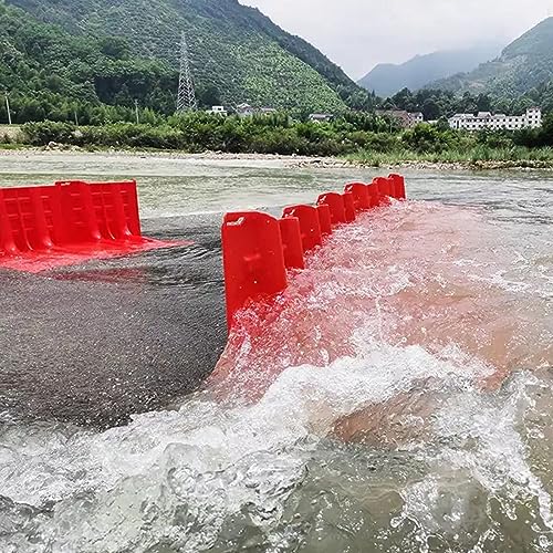 NOLLAM Hochwasserschutz Barriere Tur, Hochwasserschutz Dammbalkensystem, L-Typ-ABS-Hochwasserschutzbarrieren Wiederverwendbar Geeignet Für StraBe Bei Starkregen Flut,3pcs-90cm*100cm*83cm NOLLAM Hochwasserschutz Barriere Tur, Hochwasserschutz Dammbalkensystem, L-Typ-ABS-Hochwasserschutzbarrieren Wiederverwendbar Geeignet Für StraBe Bei Starkregen Flut,3pcs-90cm*100cm*83cm von NOLLAM
