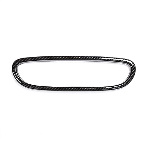 Innenschutz 1Pcs ABS Carbon Faser Auto Innen Rückspiegel Rahmen Abdeckung Trim Für BMW Für X1 F48 1 2 Serie Für F22 F45 F46 2015-2019 2018 2017 2016 (Color : Carbon Fiber) von NOLLAM