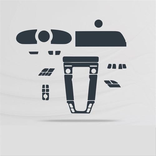 NOLLAM Innenschutz Für Porsche 911 2019-2022 2021 2020 (992) Auto Interior Center Konsole Transparente Schutz Film Reparatur FilmZubehör Refit (Color : Full Set B) von NOLLAM