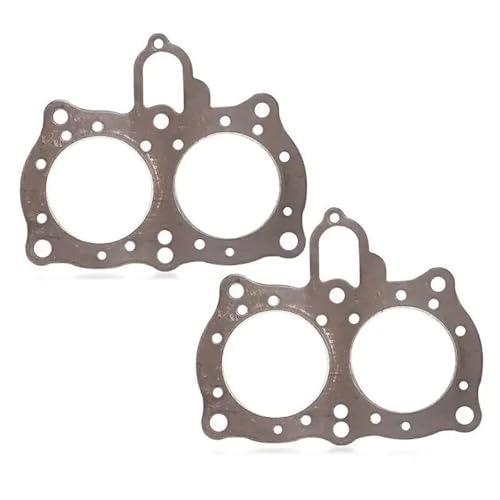 NOLLAM Motorraddichtung 2 Stück Motorrad-Zylinderkopfdichtung Für H-ONDA GL1000 GL 1000 Gold Wing 1975 1976 1977 1978 1979 12251-371-306 von NOLLAM