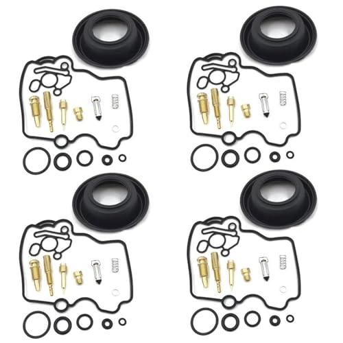 NOLLAM Motorraddichtung 4 Satz Für Suzuki RF600R 1994-1996 RF900R 1994-1997 RF600 RF900 RF 600 900 R 600R 900R Vergaser-Reparatursatz, Nadelventildichtung, Luftschraube (Color : C) von NOLLAM