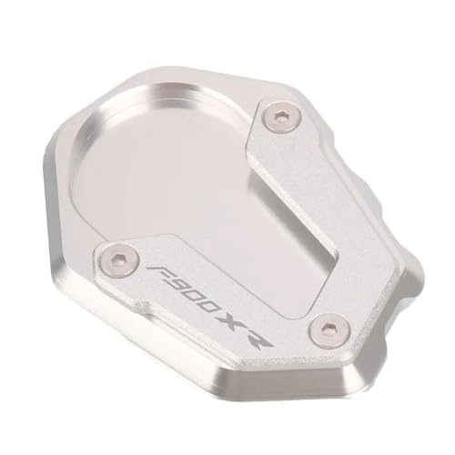 NOLLAM Motorradständer 1 Stück Motorrad-Seitenständer-Vergrößerungsverlängerung Für BMW F900XR F 900XR F900 XR 2020 2021 2022 2023(Silver) von NOLLAM
