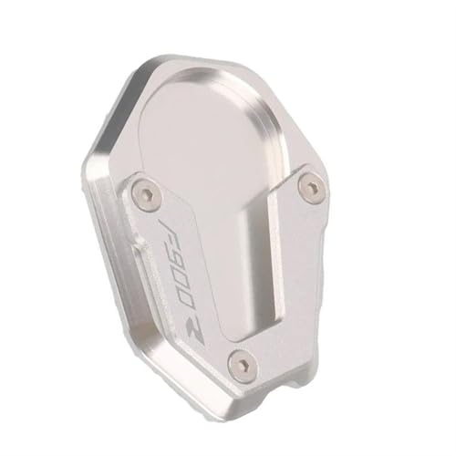 NOLLAM Motorradständer Für BMW F900R F900 R 2020 2021 2022 2023 Motorrad-Ständerfuß Seitenständer-Verlängerungspolster Stützplatte Ständer Vergrößern(Silver) von NOLLAM