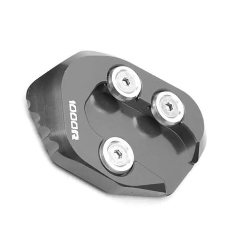 NOLLAM Motorradständer Für H-ONDA CB1000R CB 1000R 2018 2019 2020 2021 2022 2023 Motorrad CNC-Ständerfuß Seitenständerverlängerungspolster Stützplatte Ständer Vergrößern(Grey) von NOLLAM